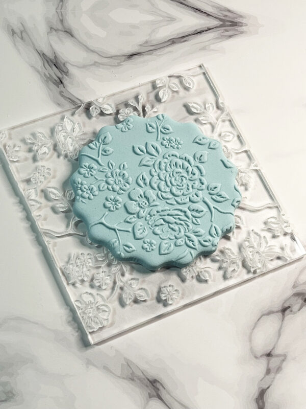 Stamp Relieve Textura Floral - Imagen 2