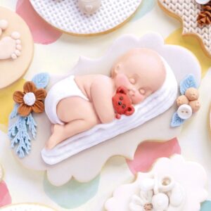 Molde de Silicona Bebe durmiendo