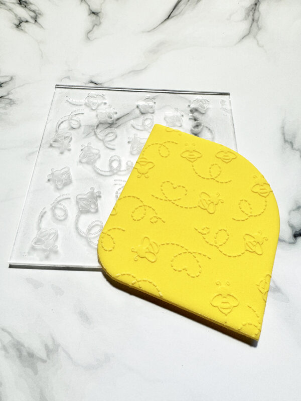 Stamp Relieve Textura Abejas