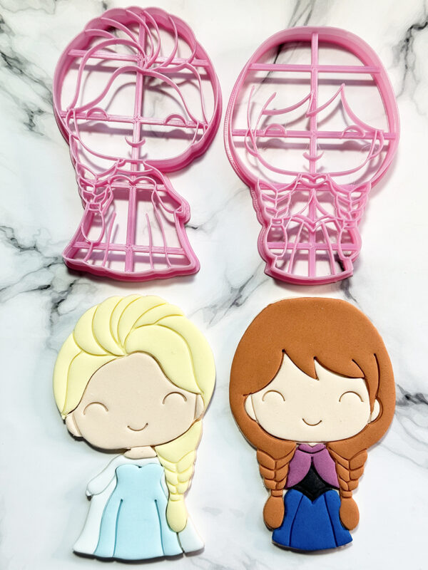 Cortantes Elsa y Anna - Imagen 2