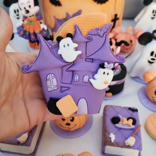 Molde de Silicona Mickey Minnie Fantasmitas - Imagen 5