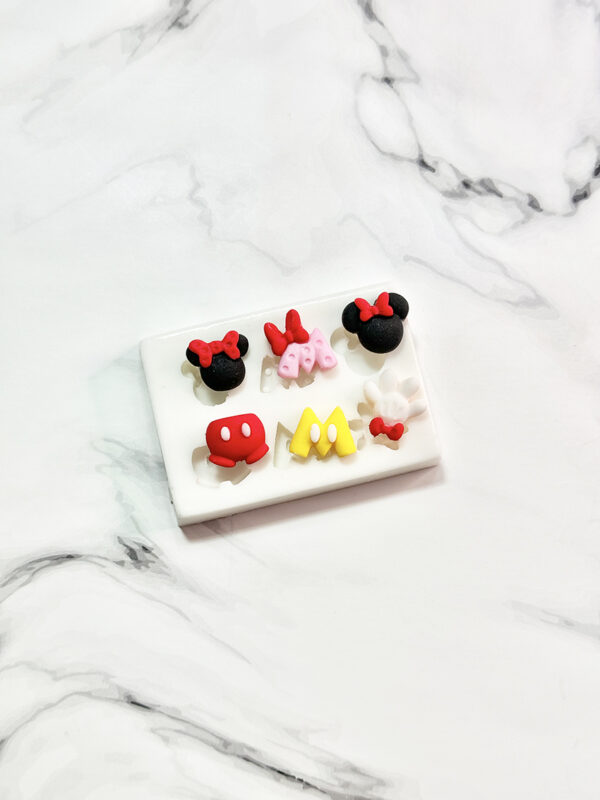 Molde de Silicona Mickey Minnie Mini