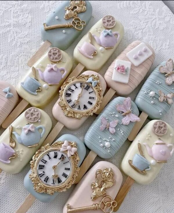 Molde de Silicona Taza Tetera y Cupcake - Imagen 2