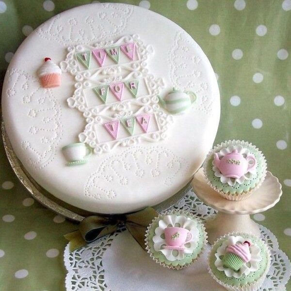 Molde de Silicona Taza Tetera y Cupcake - Imagen 3