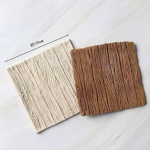 Molde de Silicona Textura Madera