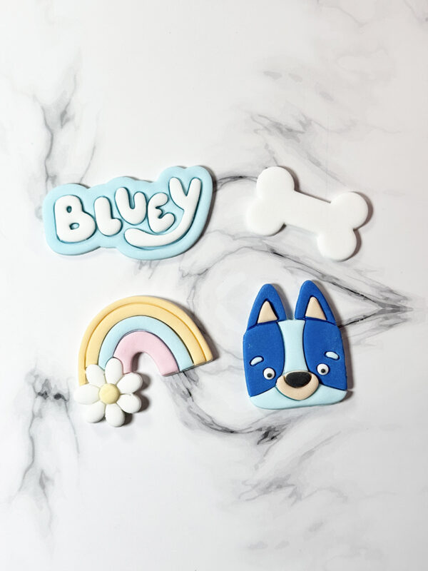 Kit Bluey mini pasteleria x4