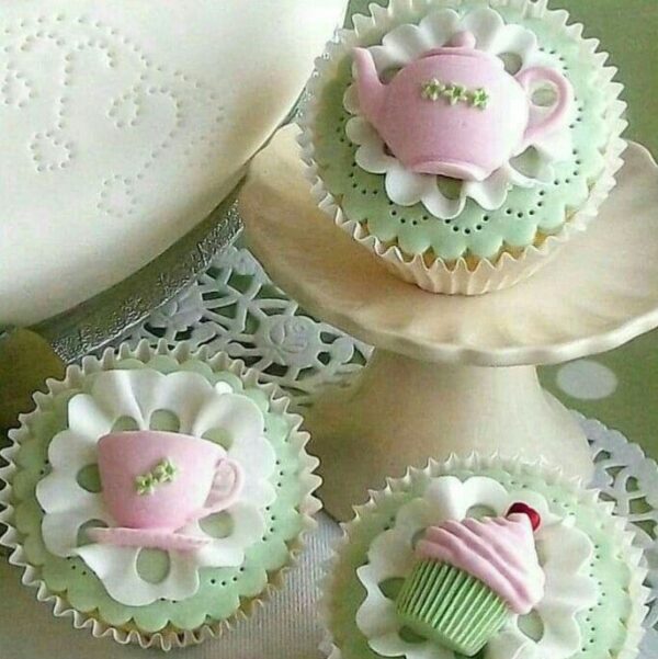 Molde de Silicona Taza Tetera y Cupcake - Imagen 16