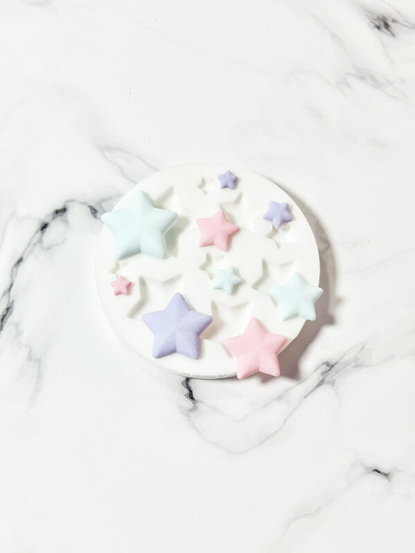Molde de Silicona Estrellas