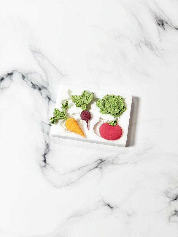 Molde de Silicona Verduras Reales