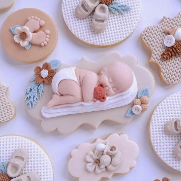 Molde de Silicona Bebe durmiendo