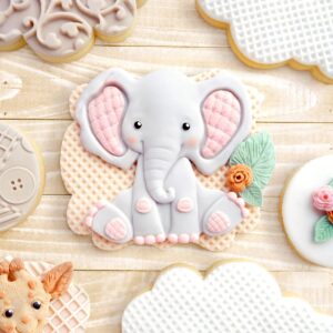Molde de Silicona Elefante Bebe