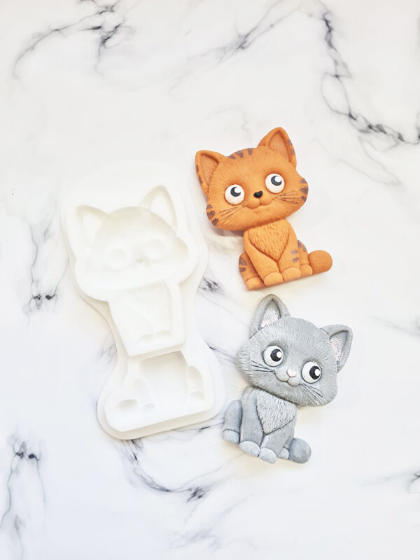 Molde de Silicona Gato 3D - Imagen 2