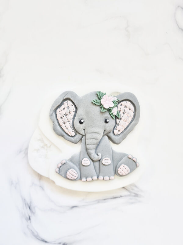 Molde de Silicona Elefante Bebe - Imagen 2