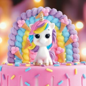 Molde de Silicona Unicornio 3D