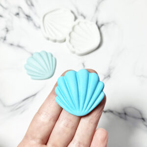 Molde de Silicona Conchas de mar x2