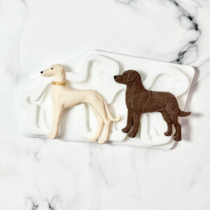 Molde de Silicona Dos Perritos
