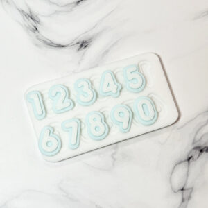 Molde de Silicona Números doble color