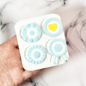 Molde de Silicona Escarapelas Argentina