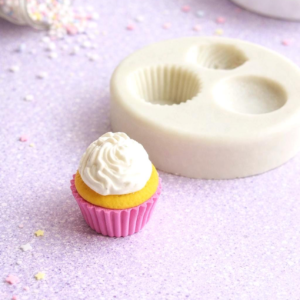 Molde de Silicona Mini Cupcakes 3D