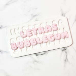 Molde de Silicona Abecedario Letras Bubblegum