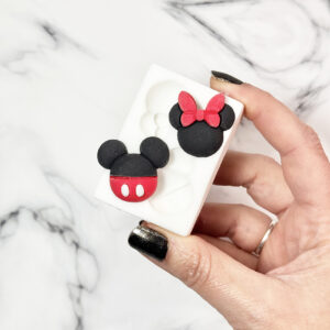 Molde de Silicona Mickey y Minnie