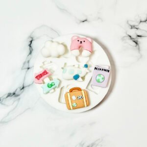 Molde de Silicona Viajero cute